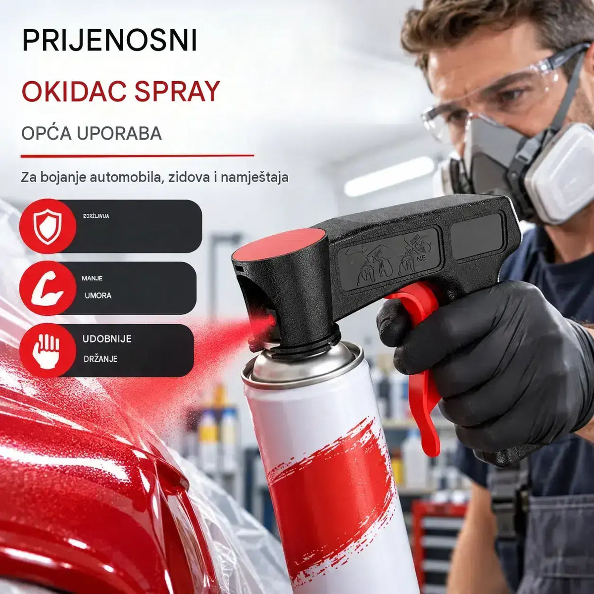 2 komada za 24 € 🔧 Prijenosni električni pištolj za prskanje – štedi vrijeme i trud.