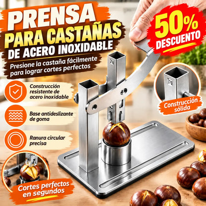 🥜💪Cascanueces con mango – fabricado en acero inoxidable, listo para usar