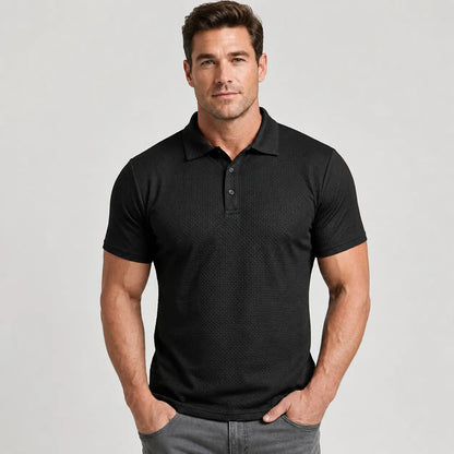 【M-6XL】❄️Camiseta de manga corta de seda helada transpirable de alta gama y color liso para hombre