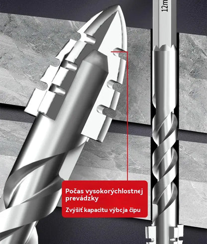 🥇【3+4+5+6+8+10+12+14+16 mm】Excentrický vrták 7. generácie z volfrámovej ocele so supertvrdou drážkovanou hranou