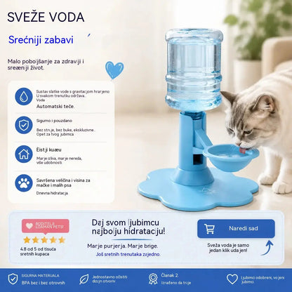 🐾 Automatska posuda za vodu za kućne ljubimce – gravitacijska, samopunjiva posuda za pse i mačke