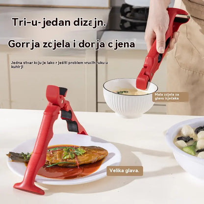 🔥✨【Kupite jedan, dobijte jedan gratis】🥩【Kuhinjski pribor】Višenamjenske kuhinjske hvataljke za tanjure otporne na opekline