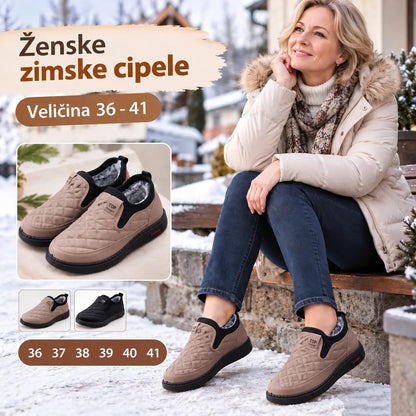 🔥👢【36-41】 Nove zimske čizme za 2026. – Vodootporne, kožne, podstavljene flisom, tople, s ravnim potplatom i protuklizne ženske čizme