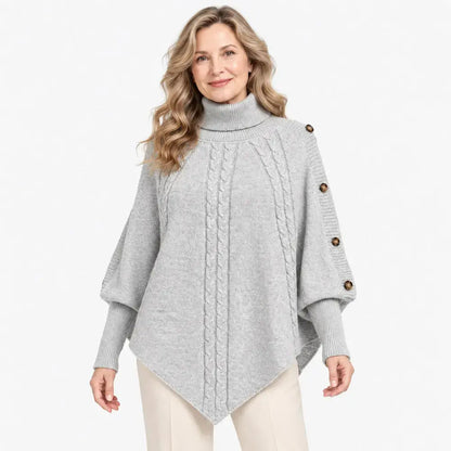 【S-3XL】Veliki hit za sezonu jesen-zima! Ova topla pletena pelerina lako prikriva nedostatke figure. ✨