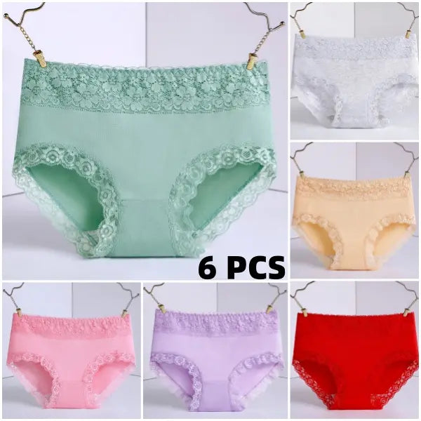💞【M-2XL】👙Ženske prozračne pamučne gaćice srednjeg struka bez šavova