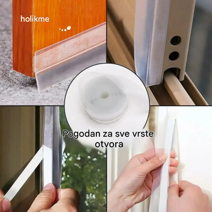 🚪 Brtvena traka za dno vrata (PVC) – Zaštita od prašine i propuha