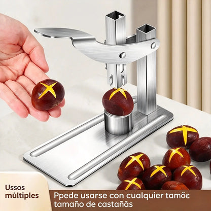🥜💪Cascanueces con mango – fabricado en acero inoxidable, listo para usar