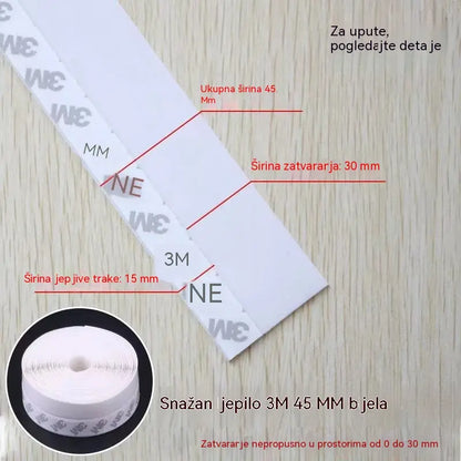 🚪【5M】 PVC brtvena traka za vrata – otporna na prašinu i propuh