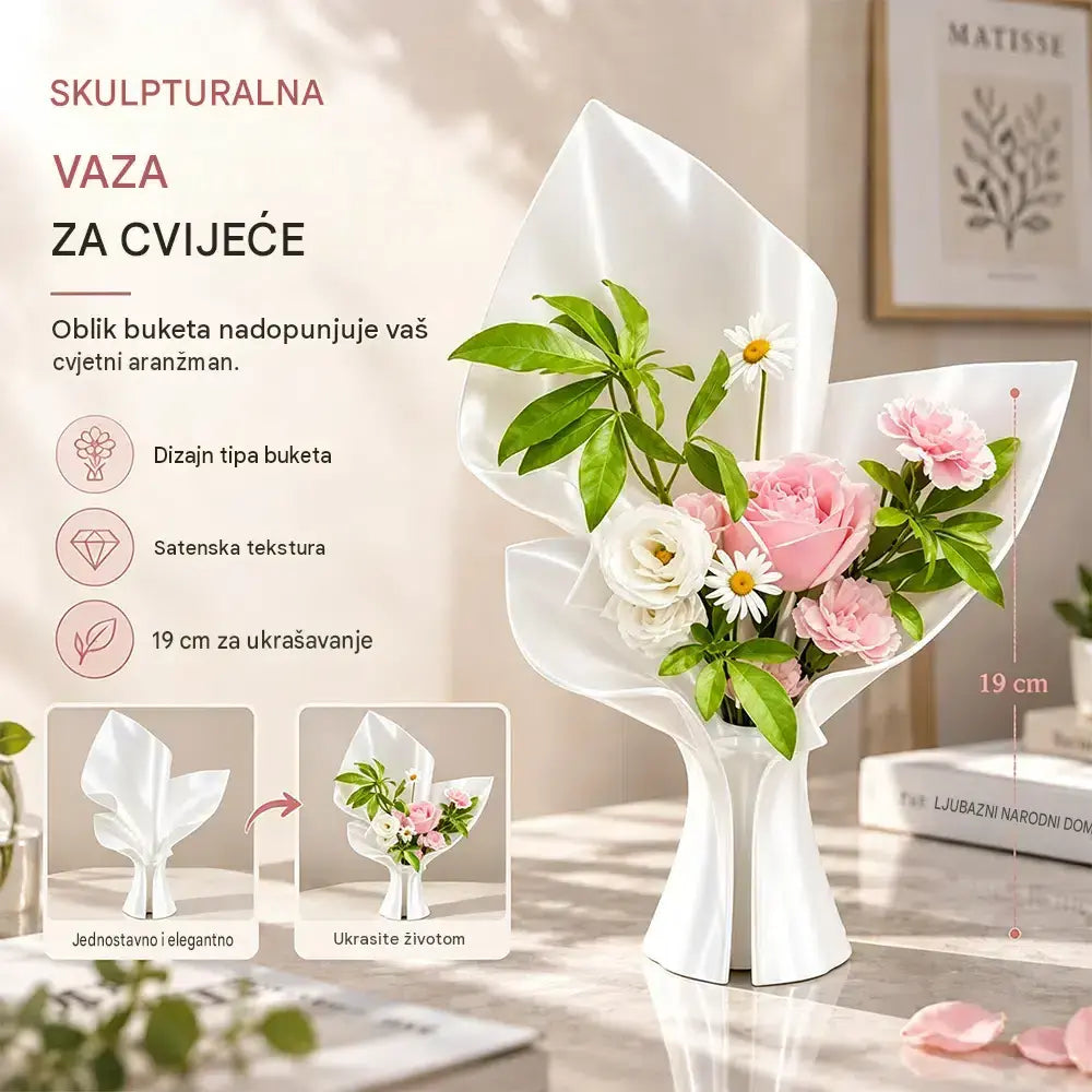 💐Vaza s 3D cvjetnim aranžmanom