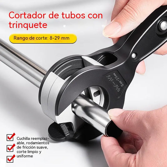 ⚡Cortatubos de carraca para uso con una mano