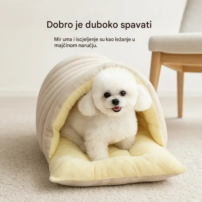 🐾🛏️✨【1-pakiranje】Topli plišani krevet za kućne ljubimce - udoban i mekan, pogodan za mačke i pse.