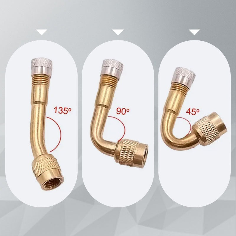 🔥2 juegos：45°+90°+135°🔥Extensión de boquilla inflable multifuncional de latón puro