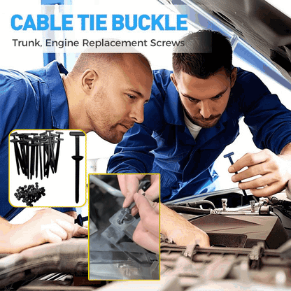 🔧🚗【70 komada】Univerzalna kopča za višenamjenske najlonske kabelske vezice