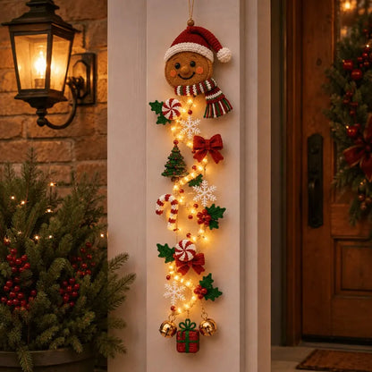 🎄🎃Zadnji dan! 🎅Iskoristite 49% popusta na osvijetljene božićne ukrase za vrata!