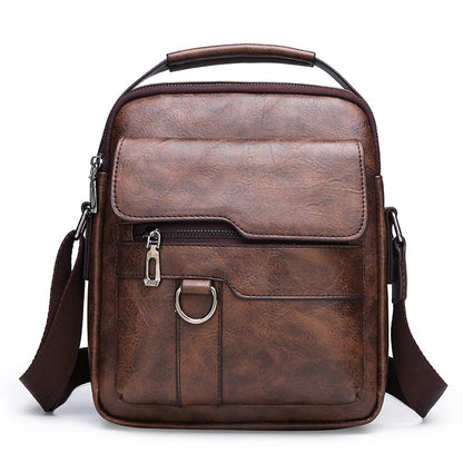 🔥Nueva promoción 50% de descuento 👜 Bolsa moderna y casual de cuero para hombre, gran capacidad