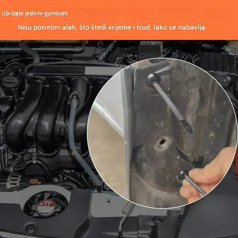 🔧🚗【70 komada】Univerzalna kopča za višenamjenske najlonske kabelske vezice