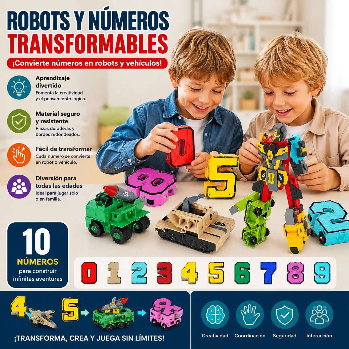 🔥🤖【Najprodavanije】🧒Digitalna igračka robot koji se transformira za djecu