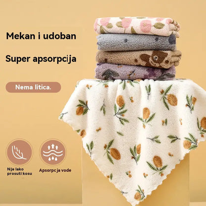 🧼【30 cm × 30 cm】💢✨ Kuhinjske krpe od koraljnog flanela za kućnu upotrebu