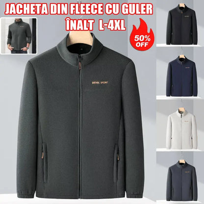 🧥🍂🔥 🔥men jesensku i zimsku polarnu jaknu od runa, jaknu s visokim ovratnikom za mlade i sredovječne muškarce