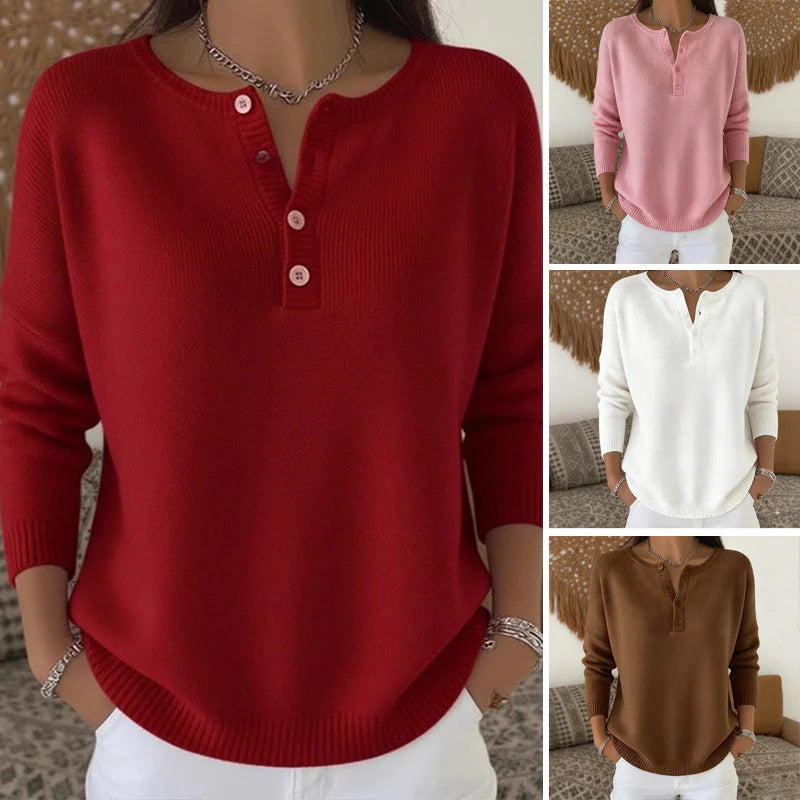 ❤️💟 Posljednji dan – 50 % popusta ✨【S–3XL】Ženski jesensko-zimski pulover s V-izrezom