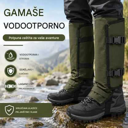 📢📢 50% POPUSTA!🚶‍♂️Podesive uniseks gamaše za van, otporne na zmije, izrađene od izdržljive i otporne na habanje tkanine, prikladne za lov i planinarenje.
