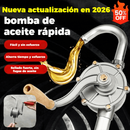 🛠️Pequeña bomba de aceite de aluminio, llenado manual de aceite para engranajes