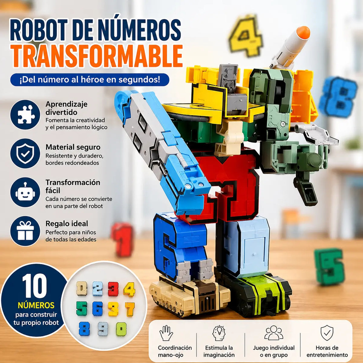 🔥🤖【Najprodavanije】🧒Digitalna igračka robot koji se transformira za djecu