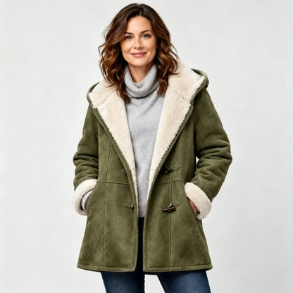 🐏🥼50% OFF💖Elegantna i topla ženska jakna s podstavom od imitacije brušene kože, veličine S-5XL, ležerna zimska jakna
