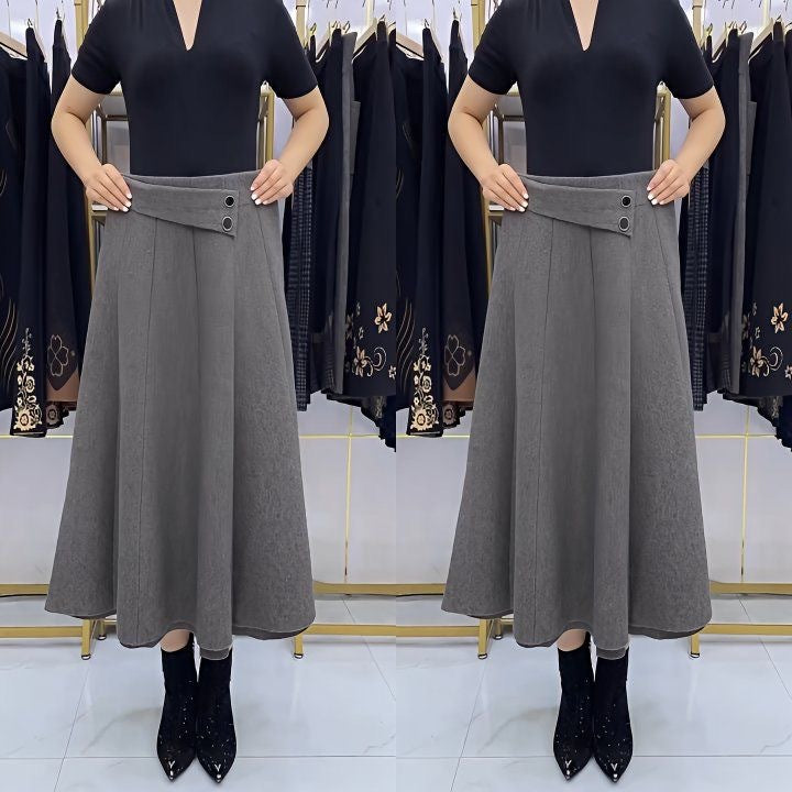 👗🎀【S-4XL】Vunena midi suknja, jesen/zima
