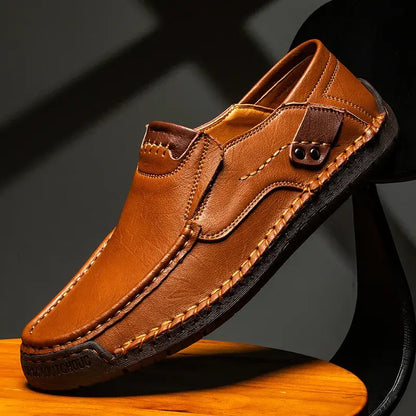 【38-48】Mocasines de cuero hechos a mano ✅️Pago contra entrega