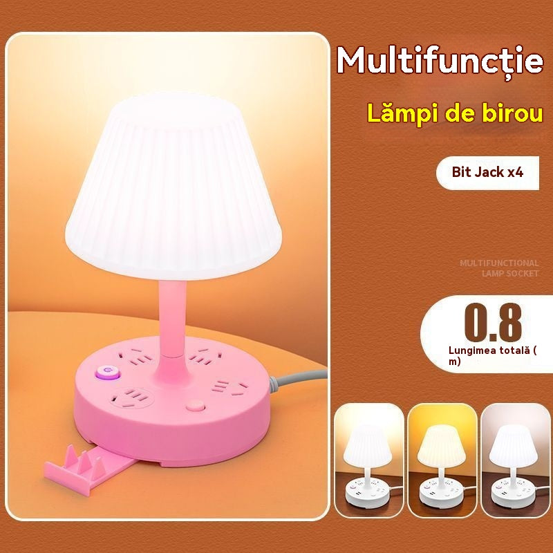 🎁💡Višenamjensko noćno svjetlo s ugrađenom produžnom utičnicom: praktično, elegantno i štedi prostor!
