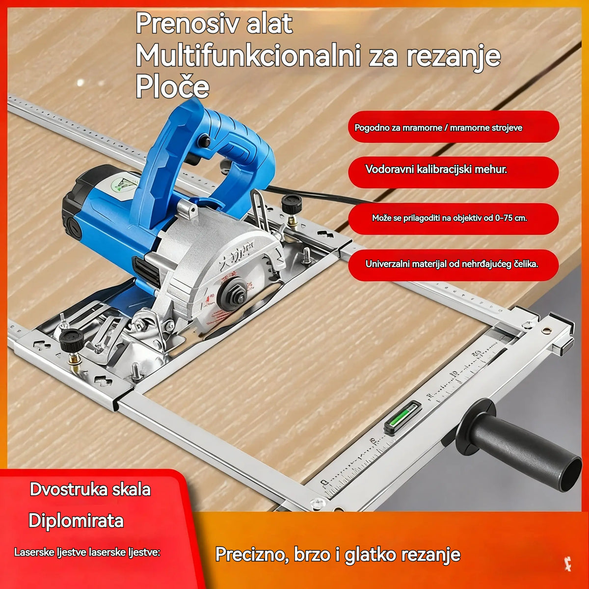 🛠️Prijenosna pila, višenamjenski alat za rezanje panela
