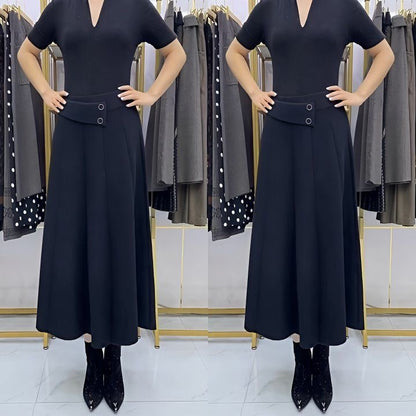 👗🎀【S-4XL】Vunena midi suknja, jesen/zima