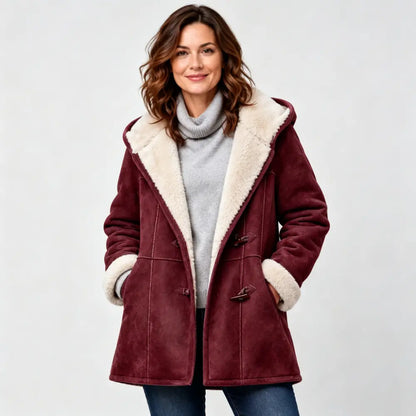 🐏🥼50% OFF💖Elegantna i topla ženska jakna s podstavom od imitacije brušene kože, veličine S-5XL, ležerna zimska jakna
