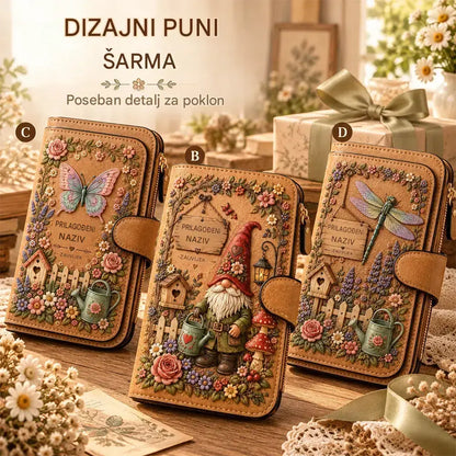 💰💰Personalizirani novčanik s reljefnim uzorkom vrta