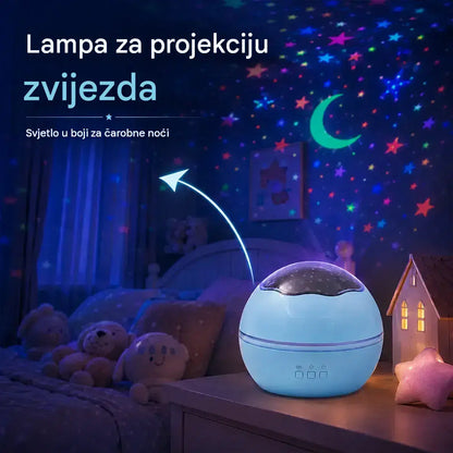 🌠✨Projektor zvjezdanog neba, noćno svjetlo ⎜ Rotirajuća LED lampa🎁